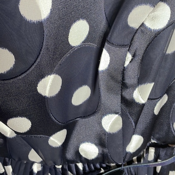 Adrianna Papel Polka Dot design knee length sleeveless knife Pleated dress, 12 - Picture 9 of 11